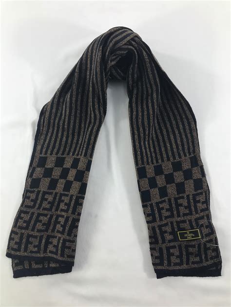 fendi scarf on sale|vintage fendi wool scarf.